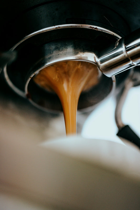 Espresso shot of fresh coffee