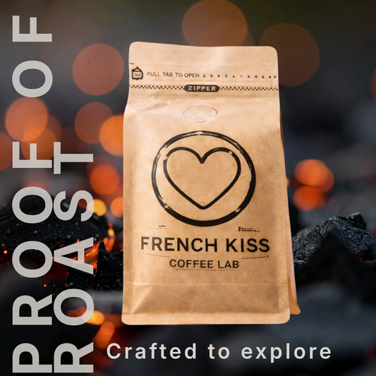 Fresh roasted coffee Santa Rosa proof of roast 