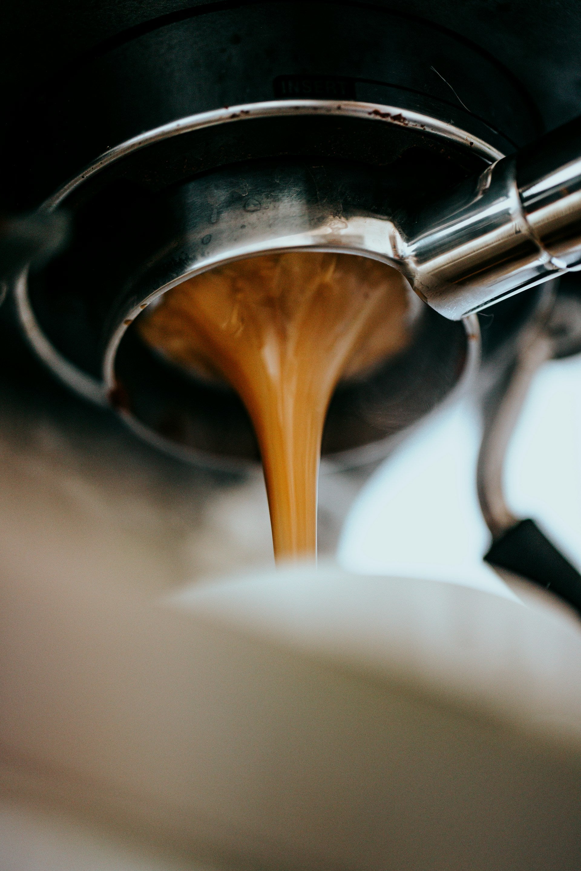 Espresso shot of fresh coffee 